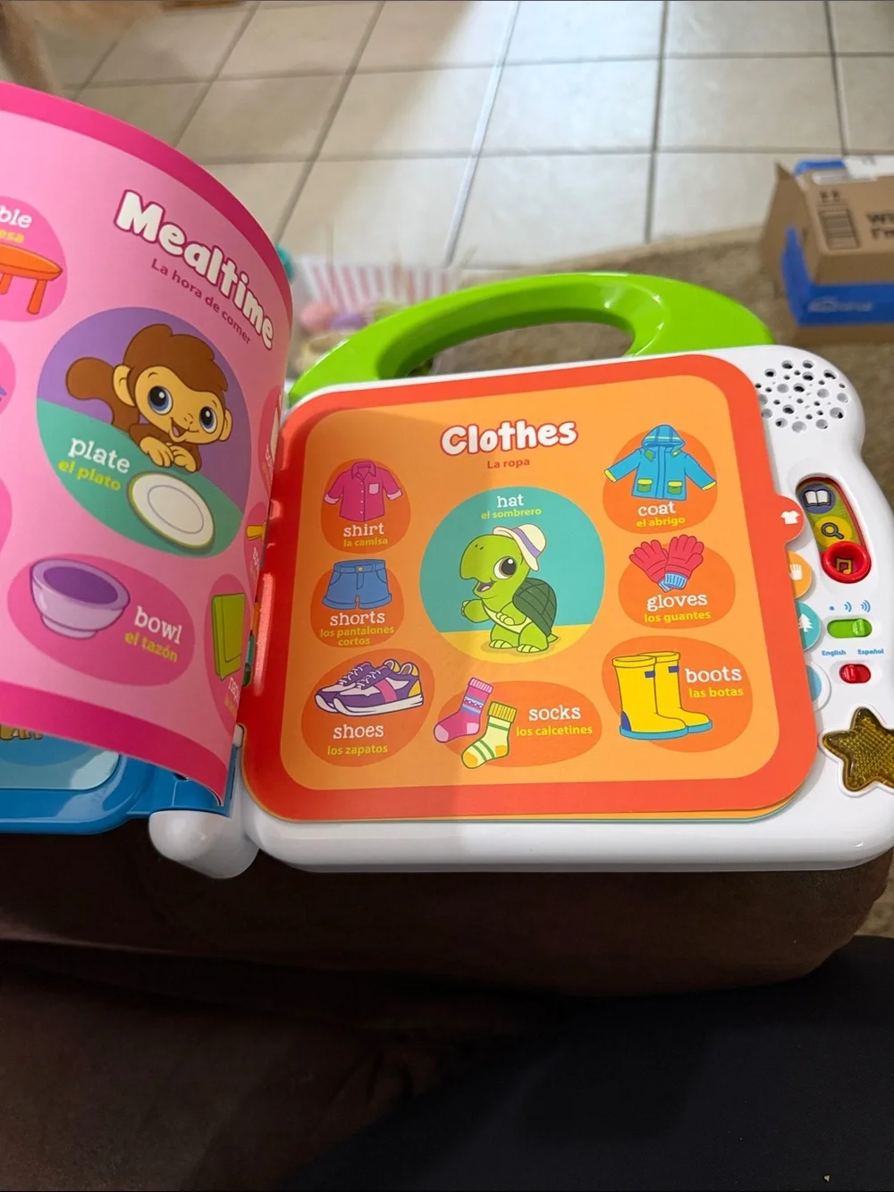 LeapFrog Learning Friends 100 Words Book - Blue & Green